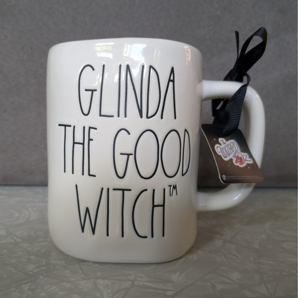 Rae Dunn Glinda the Good Witch Pink Interior Coffee Mug New with Tags!